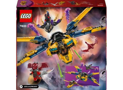 LEGO® NINJAGO® 71833 Ras, Arin a superbouřkové letadlo