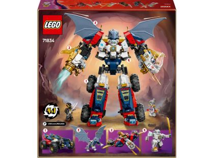 LEGO® NINJAGO® 71834 Zaneův ultrakombo robot