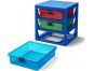 LEGO® organizér se třemi zásuvkami - modrá 2