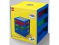 LEGO® organizér se třemi zásuvkami - modrá 7