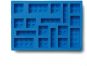 LEGO® silikonová forma na led - modrá 3