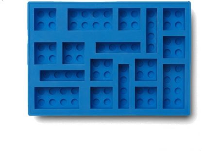 LEGO® silikonová forma na led - modrá