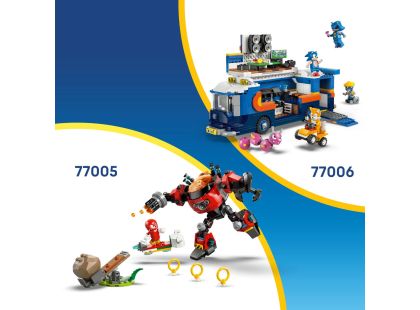 LEGO® Sonic the Hedgehog™ 77006 Velitelské vozidlo týmu Sonic