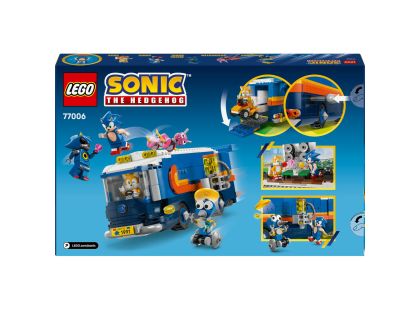 LEGO® Sonic the Hedgehog™ 77006 Velitelské vozidlo týmu Sonic