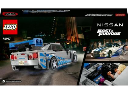 LEGO® Speed Champions 76917 2 Fast 2 Furious Nissan Skyline GT-R (R34) - Poškozený obal