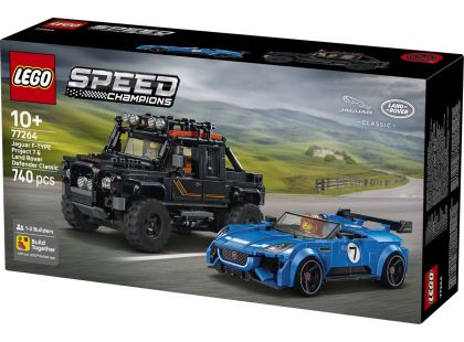 LEGO® Speed Champions 77264 Jaguar Project 7 a Land Rover Defender