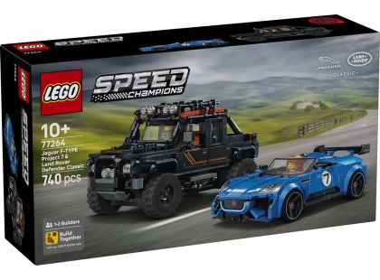 LEGO® Speed Champions 77264 Jaguar Project 7 a Land Rover Defender