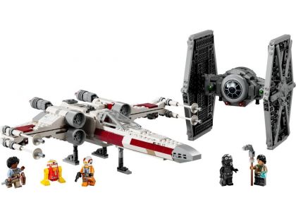 LEGO® Star Wars™ 75393 Stíhačka TIE a X-wing – kombinovaná stavebnice