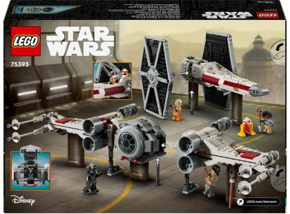 LEGO® Star Wars™ 75393 Stíhačka TIE a X-wing – kombinovaná stavebnice