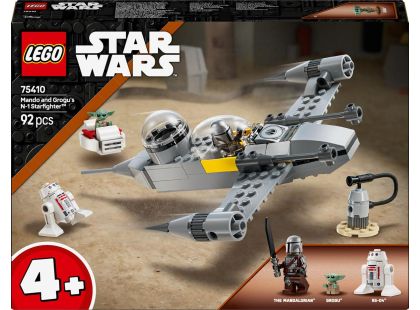 LEGO® Star Wars™ 75410 Mando, Grogu a stíhačka N-1 Starfighter™