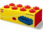 LEGO® stolní box 8 se zásuvkou - červená 3