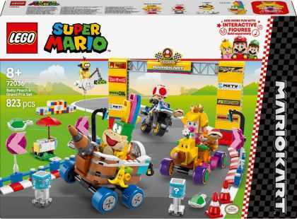 LEGO® Super Mario™ 72036 Mario Kart™ - Baby Peach a sada Grand Prix