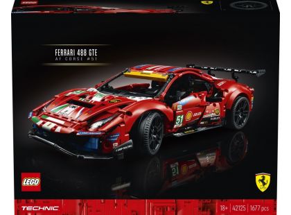 LEGO® Technic 42125 Ferrari 488 GTE AF Corse 51 - Poškozený obal