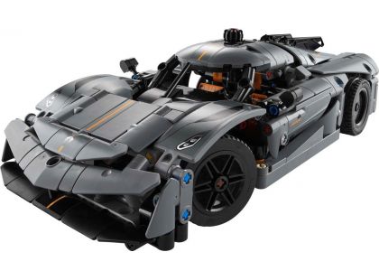 LEGO® Technic 42173 Šedé hyperauto Koenigsegg Jesko Absolut