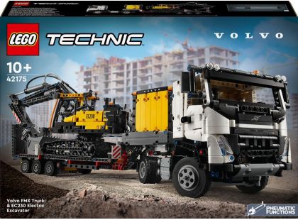 LEGO® Technic 42175 Nákladní auto Volvo FMX a elektrický bagr Volvo EC230