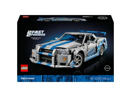 LEGO® Technic 42210 2 Fast 2 Furious Auto Nissan Skyline GT-R (R34) - Poškozený obal