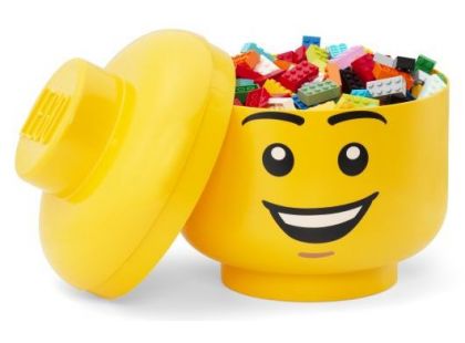 LEGO® úložná hlava (velikost L) - šťastný chlapec