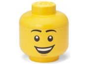 LEGO® úložná hlava (velikost S) - šťastný chlapec