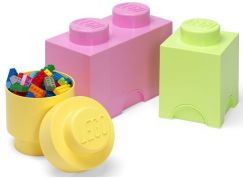 LEGO® úložné boxy Multi-Pack 3 ks - pastelové