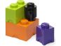 LEGO® úložné boxy Multi-Pack 4 ks - fialová, černá, oranžová, zelená 2