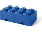 LEGO® Úložný box 8 s šuplíky - modrá - Poškozený obal 2