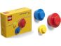 LEGO® věšák na zeď, 3 ks - žlutá, modrá, červená 2