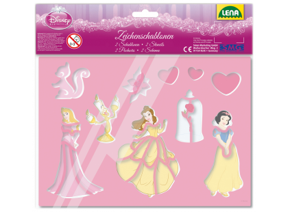 Lena Disney Princess Kreslící šablony Princezny