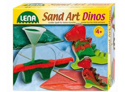 Lena Fotorámečky z barevným pískem Malý dinosaurus 2