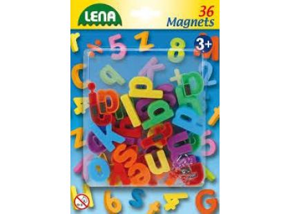 Lena Magnetická písmena malá 36 ks