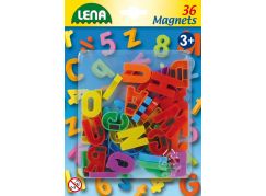 Lena Magnetická písmena velká 36 ks