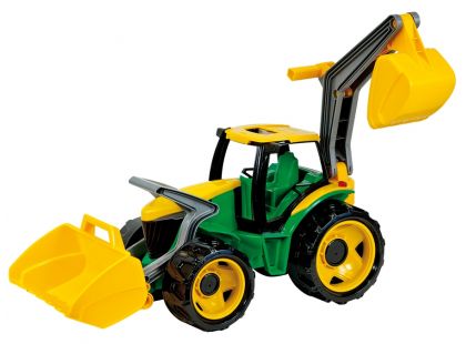 Lena Traktor se lžíci a bagrem zeleno žlutý Lena Traktor se lžíci a bagrem zeleno žlutý