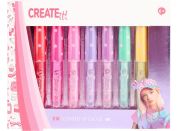 Lesk na rty voňavý s třpytkami 5 ks Creat it!