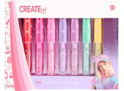 Lesk na rty voňavý s třpytkami 5 ks Creat it!