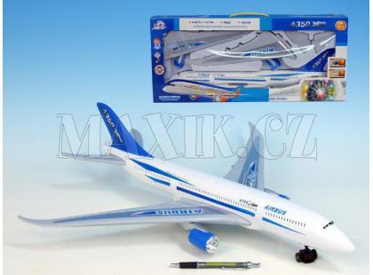 Letadlo AIRBUS A350 1:150  se světlem a zvukem