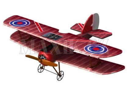 Letadlo X-Twin:R/C Sopwith Camel Silverit - Červená