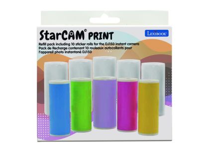 Lexibook 10 náhradních rolí samolepek do fotoaparátů řady DJ150