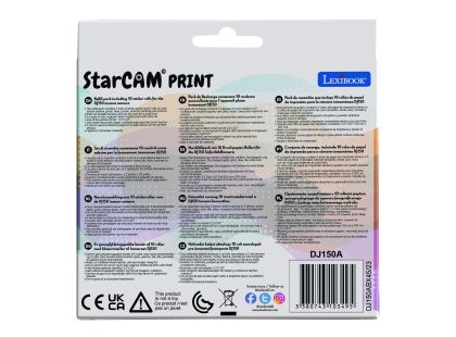 Lexibook 10 náhradních rolí samolepek do fotoaparátů řady DJ150