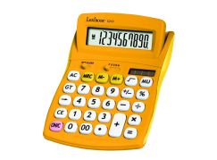 Lexibook 10místná kapesní kalkulačka s gumovým povrchem žlutá