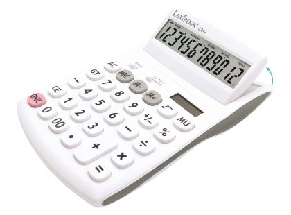 Lexibook 12místná kapesní kalkulačka s nastavitelným úhlem obrazovky