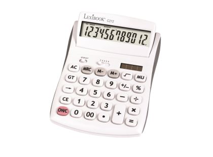 Lexibook 12místná kapesní kalkulačka s nastavitelným úhlem obrazovky