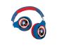 Lexibook 2v1 bluetooth skládací sluchátka Avengers s limitem hlasitosti 2