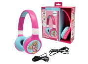 Lexibook 2v1 bluetooth skládací sluchátka Barbie s limitem hlasitosti