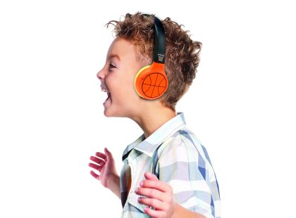 Lexibook 2v1 bluetooth skládací sluchátka Basketbal s limitem hlasitosti
