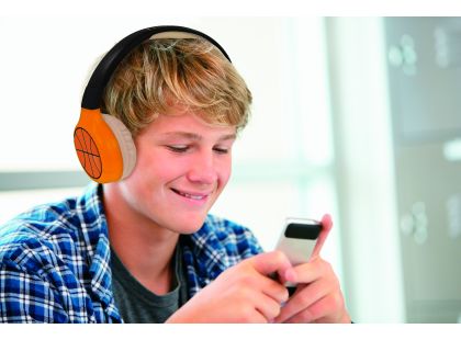 Lexibook 2v1 bluetooth skládací sluchátka Basketbal s limitem hlasitosti