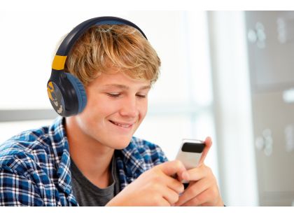 Lexibook 2v1 bluetooth skládací sluchátka Batman s limitem hlasitosti