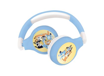 Lexibook 2v1 bluetooth skládací sluchátka Bluey s limitem hlasitosti
