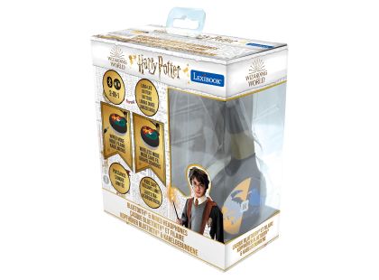 Lexibook 2v1 bluetooth skládací sluchátka Harry Potter s limitem hlasitosti