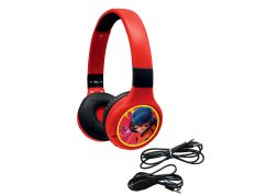 Lexibook 2v1 bluetooth skládací sluchátka Kouzelná Beruška s limitem hlasitosti