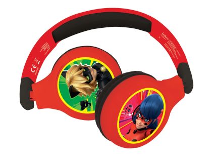 Lexibook 2v1 bluetooth skládací sluchátka Kouzelná Beruška s limitem hlasitosti