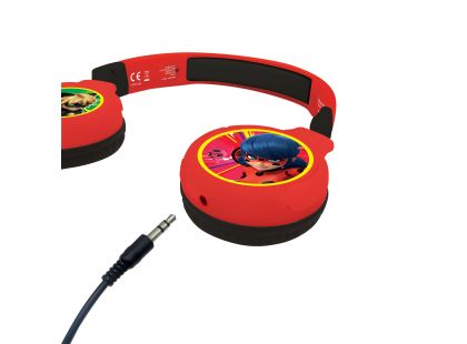 Lexibook 2v1 bluetooth skládací sluchátka Kouzelná Beruška s limitem hlasitosti